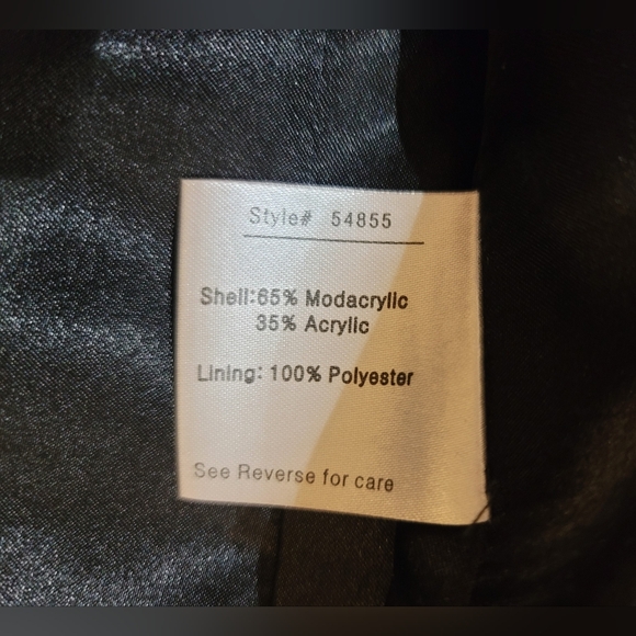 Faux Fur Animal Print Leopard Kristen Blake Women Size Medium Long Comfy Coat - Picture 9 of 16